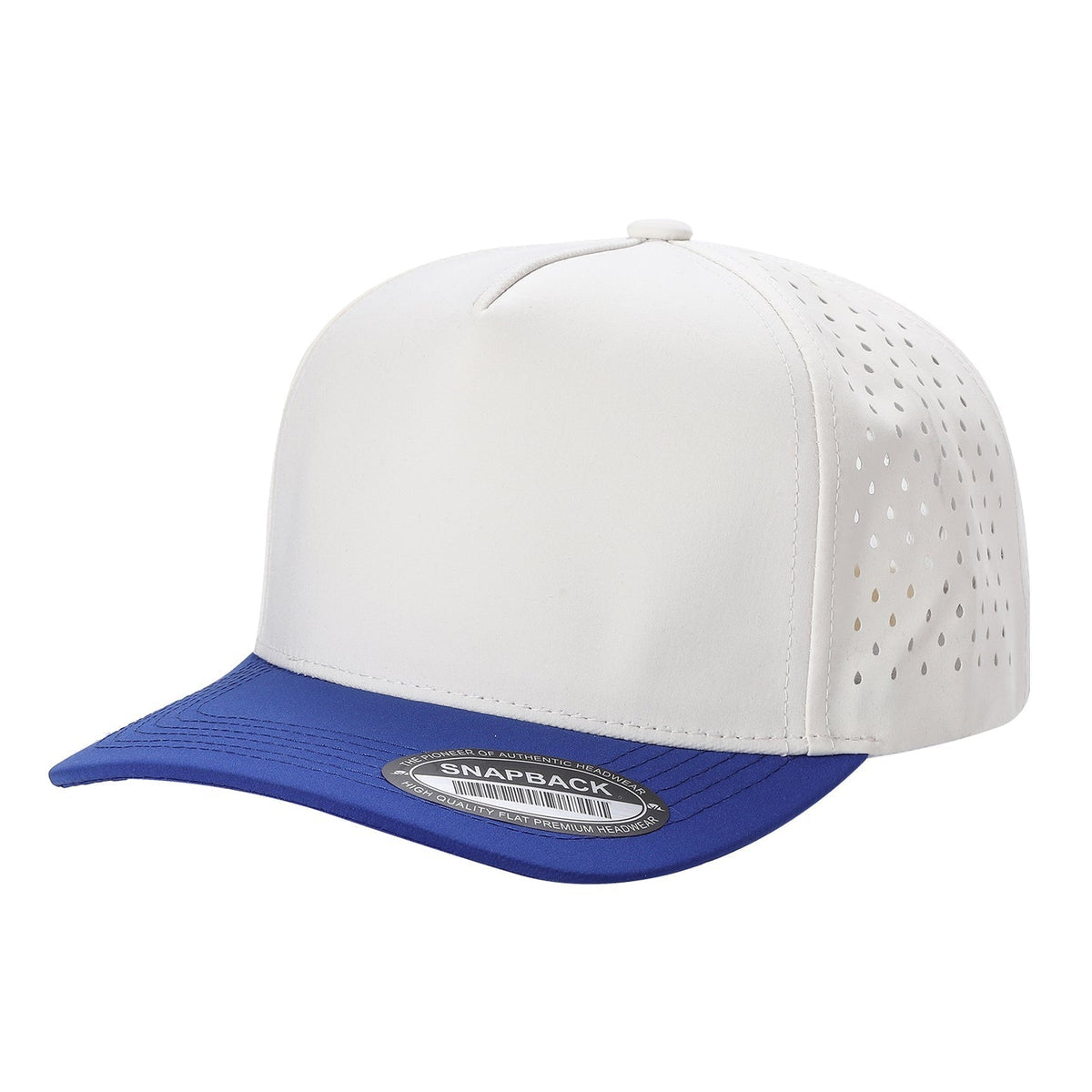 Unbranded 5 Panel Perforated Laser Mesh Hat Waterproof Cap