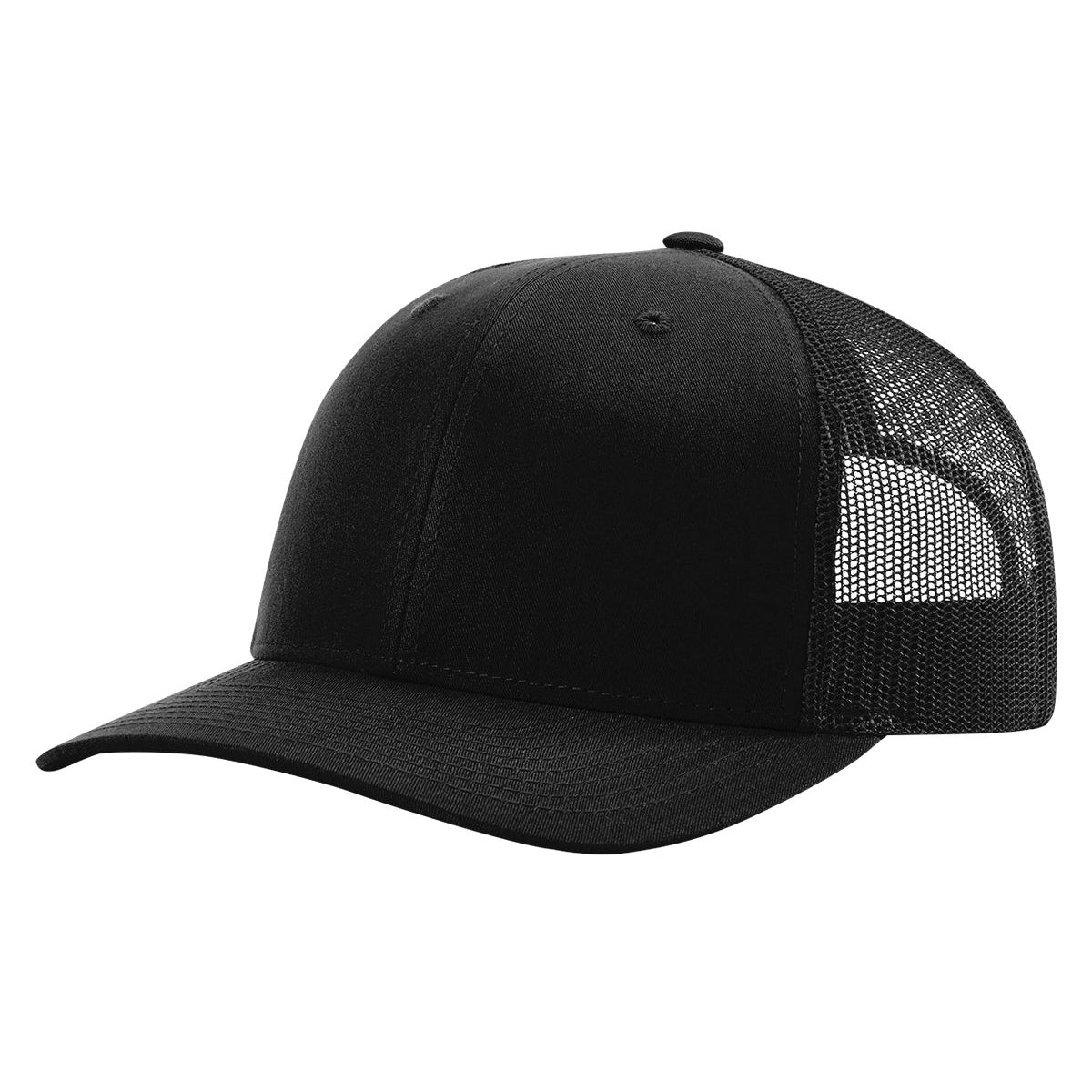 Richardson 115 Low Pro Trucker Cap, Snapback Hat - Blank