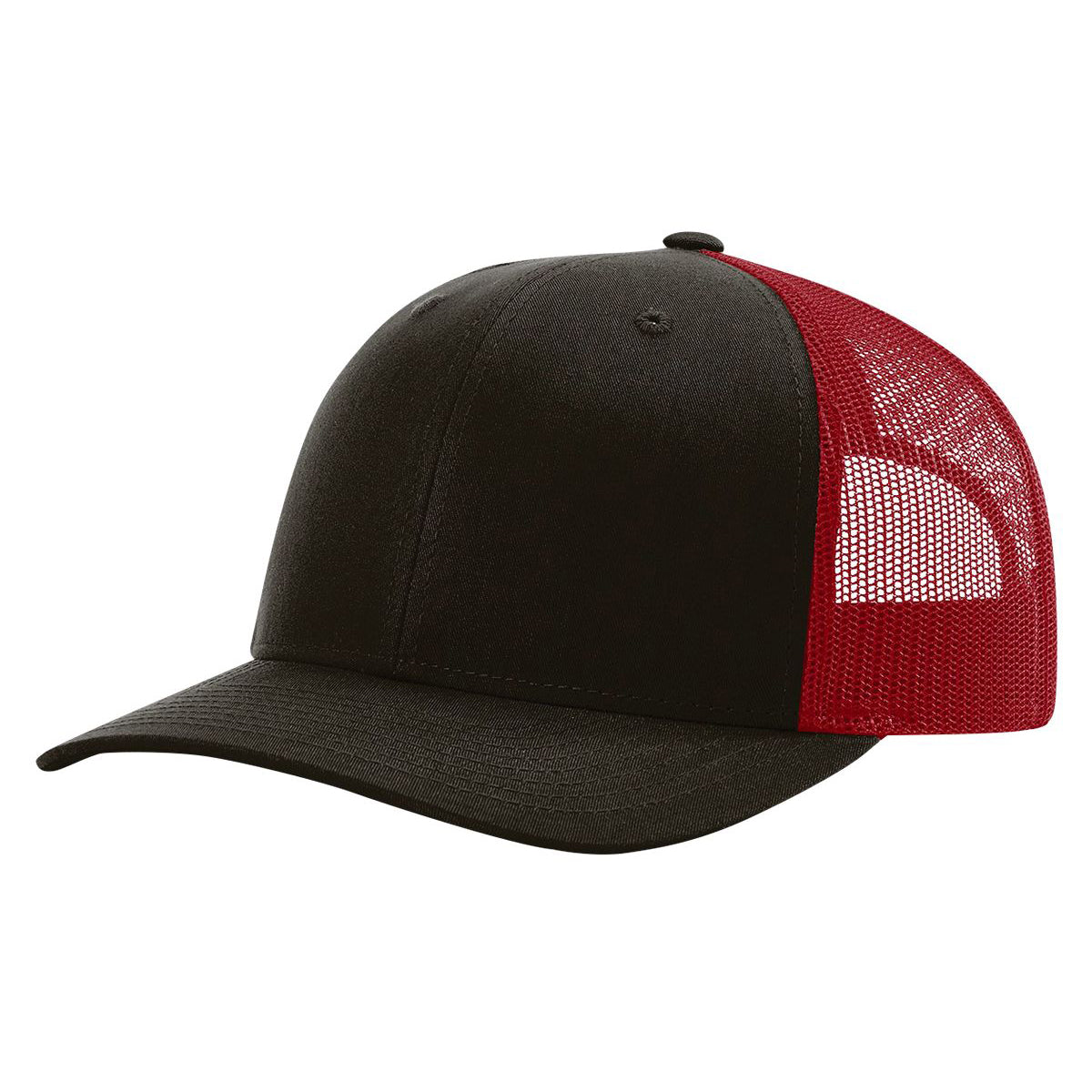Richardson 115 Low Pro Trucker Cap, Snapback Hat - Blank
