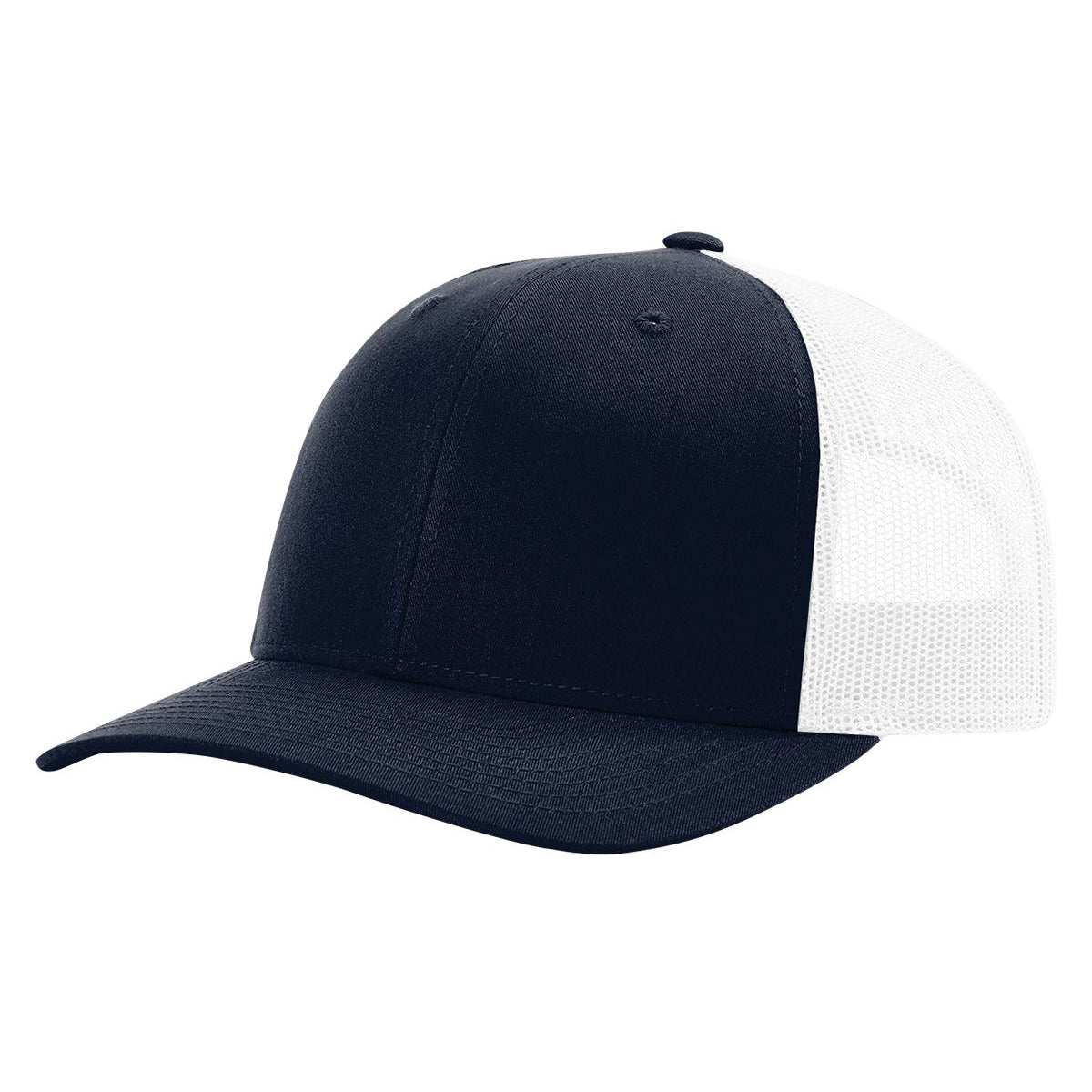 Richardson 115 Low Pro Trucker Cap, Snapback Hat - Blank