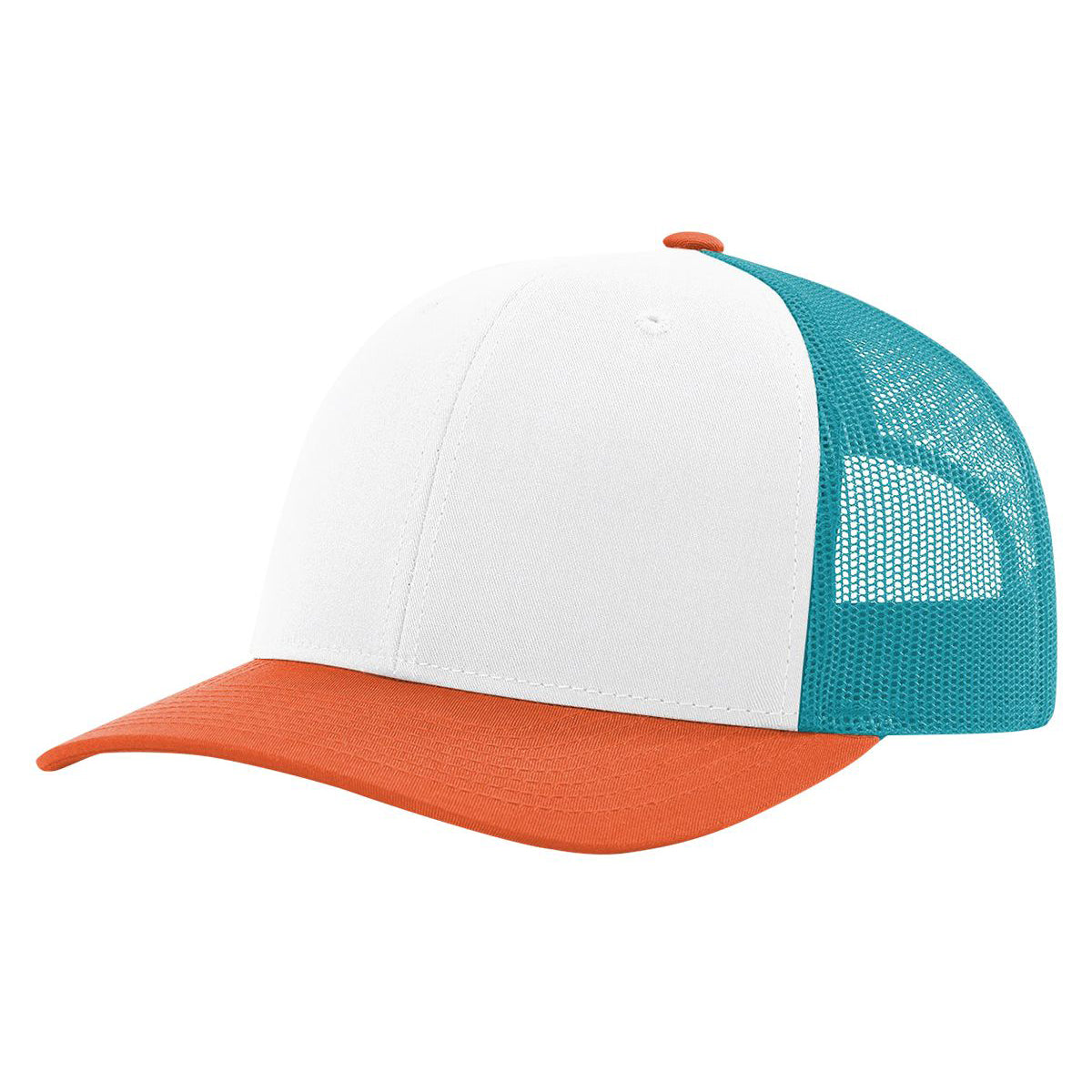 Richardson 115 Low Pro Trucker Cap, Snapback Hat - Blank