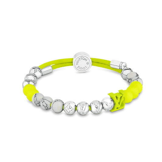 18K Louis Vuitton Monogram Beads Yellow Bracelet