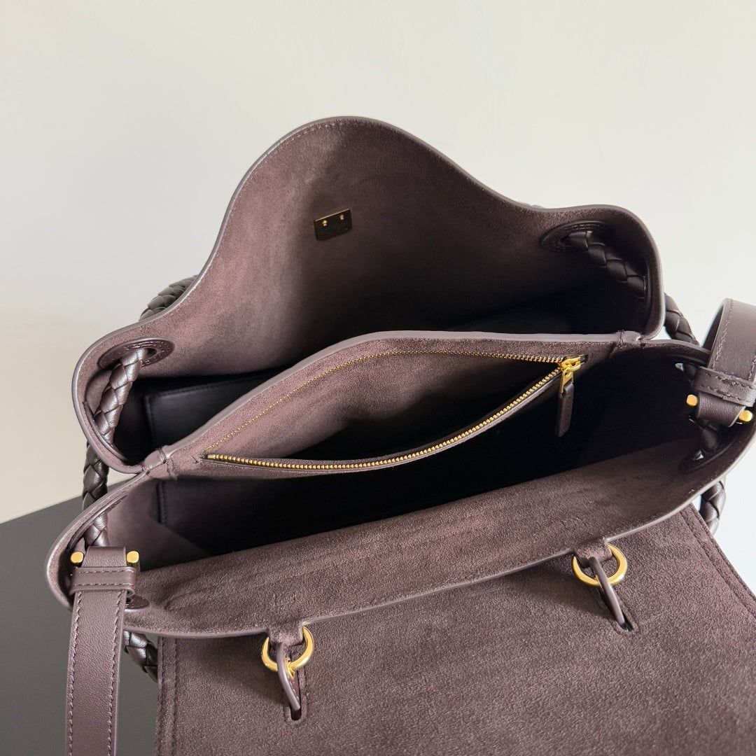 MEDIUM CIAO CIAO 34 IN BROWN CALFSKIN
